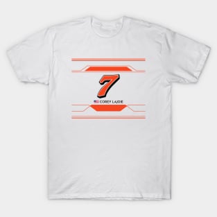 Corey LaJoie #7 2023 NASCAR Design T-Shirt